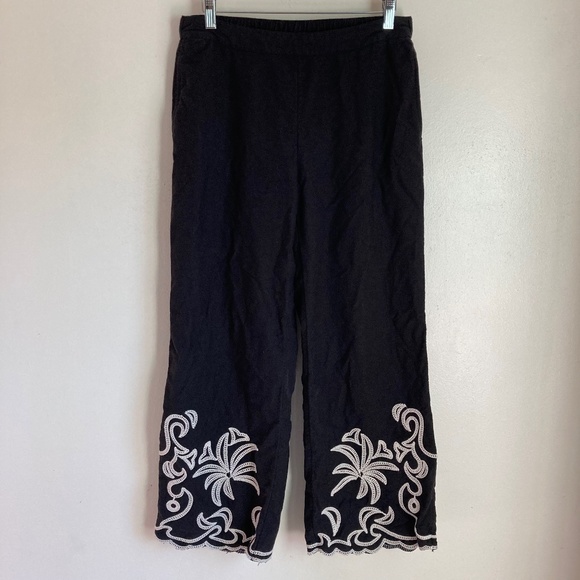 Soft Surroundings women’s linen blend pants - Picture 1 of 8